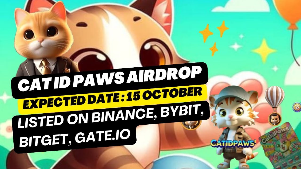 Cat ID Paws Airdrop Combo Earn Rewards & Exclusive YouTube Video Codes!