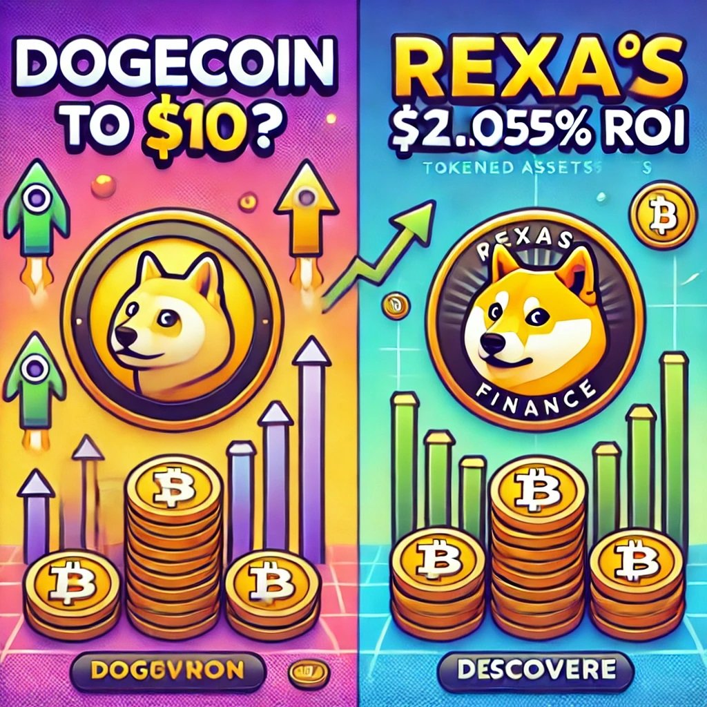 Dogecoin $10 Dream vs. Rexas Finance’s 21,059% ROI Which Wins