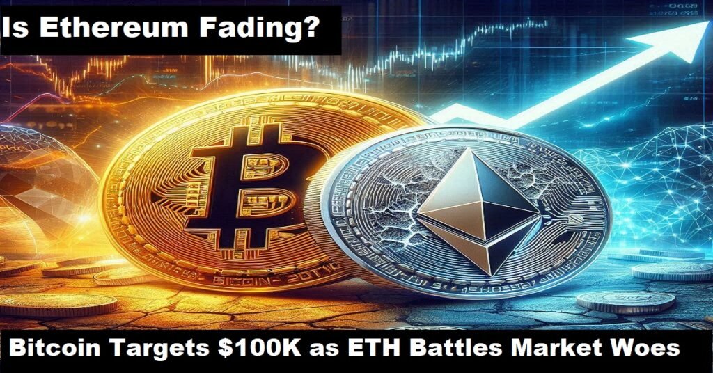 Is Ethereum Fading Bitcoin Targets $100K as ETH Battles Market Woes 2024