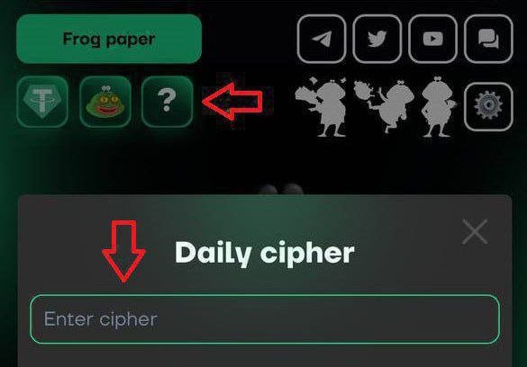 FrogFarm Daily Cipher 25th November 2024.